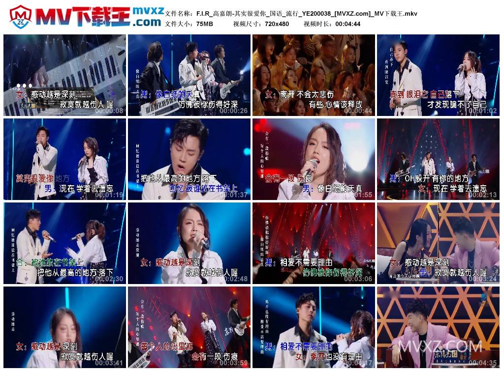 F.I.R_高嘉朗-其实很爱你_国语_流行_YE200038